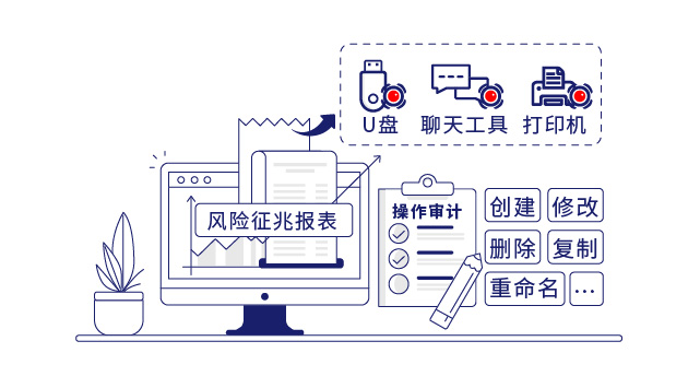 IP-guard审计终端操作外传行为